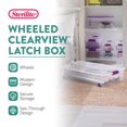 thumbnail image 2 of Sterilite 60 Quart ClearView Latch Storage Box Stackable Bin with Lid, 12 Pack, 2 of 9