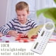 thumbnail image 1 of Xihbxyly Calculadora Regla Solar, Diseño Multifuncional 3 En 1, Pantalla Grande, Función de Lupa, Compacta y Portátil, Práctica para Estudiantes, Plástico Ligero, Tamaño 12,7 X 4,3 Cm, 1 of 5