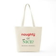thumbnail image 6 of CafePress - Naughty Or Nice Tote Bag - Unisex Canvas Tote Bag, Beige, 1-Piece, 6 of 7