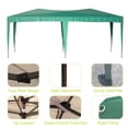 thumbnail image 5 of Portable Pop Up Folding Tent with 6 Removable Sidewalls, Heavy Duty Gazebo with 4 Church Style Window Panels, Waterproof Canopy Tent Shelter with Carry Bag for Party Events, 10'x20', Green, 5 of 8