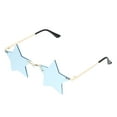 thumbnail image 4 of KAKOWELY 1 par de gafas de fiesta de moda irregulares con forma de estrella, 4 of 5