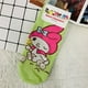 thumbnail image 1 of Calcetines cortos Kawaii Sanrio Hello Kitty Kuromi Mymelody Cinnamoroll Pom Purin badbadtz-maru Gudetama para niñas, regalo de Navidad, 1 of 4