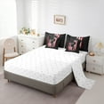 thumbnail image 5 of Manfei Teen Boys Dirt Bike Twin Bedding Sets 7pcs, Grunge USA Flag Bedding Comforter Set, Extreme Sport Sheet Sets, Luxury Bedroom Decor, 5 of 8