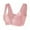 Pink, variant on Spdoo Floral Lace Bralette for Women, Front Closure Wireless Bra Lingerie Unlined Everyday Wear Size 32-50 Fits for A to D Cup