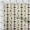 thumbnail image 1 of oneOone Tissu Lycra Polyester Diamant Imprimé Géométrique Tissu à Coudre BTY 56 Pouces de Large, 1 of 4