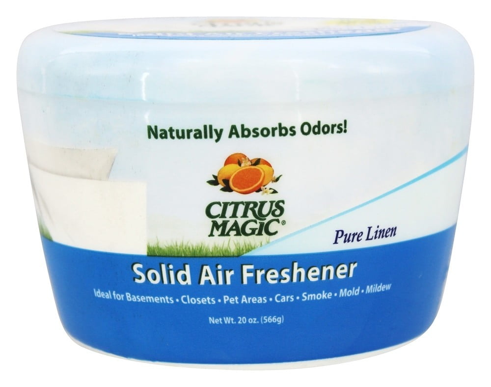 Citrus Magic Solid Air Freshener Odor Absorbing Pure Linen 20 oz