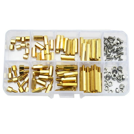 

180PCS Screw Assortment Kit M2.5 M3 Including Spacer Standoff Screws Nuts