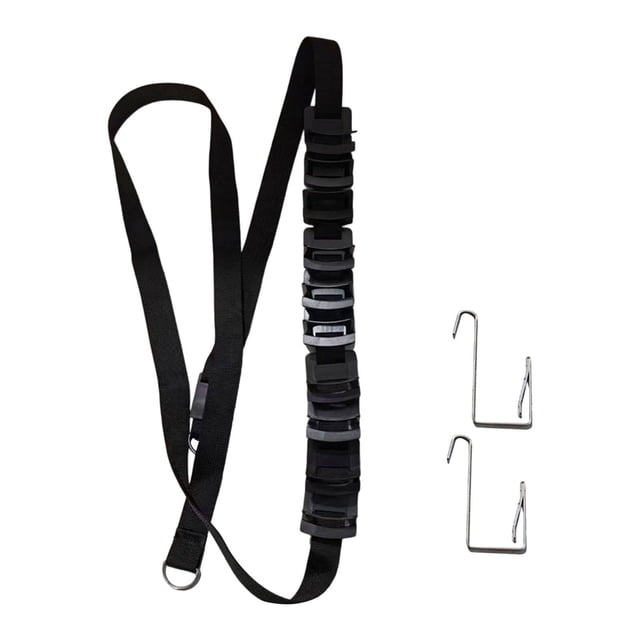 Organizador de sombreros con capacidad para 10 sombreros, ideal para puertas de armario, para hombres, mujeres y niños. Correa ajustable, soporte