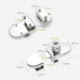 thumbnail image 3 of Glass Door Lock Punch-Free Display Cabinet Double Door Lock Keys Zinc Alloy, 3 of 9