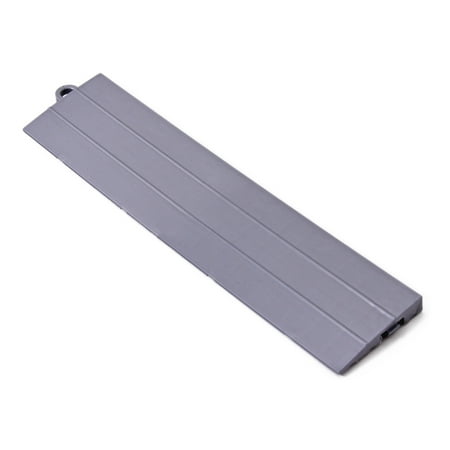 Speedway Garage Tile Mfg. Silver Male Interlocking Ramp Edges 6 lock