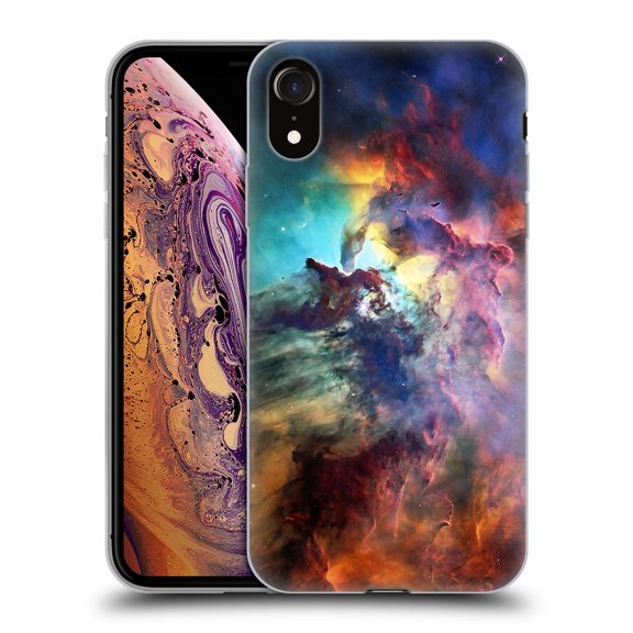 Head Case Designs Officially Licensed Cosmo18 Space Lagoon Nebula Soft Gel Case Compatible with Apple iPhone XR