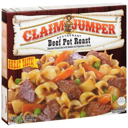 Claim Jumper: Beef Pot Roast Frozen Dinner, 16.25 oz