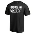 thumbnail image 2 of Men's Black Brooklyn Nets Grit Stack Hometown Collection T-Shirt, 2 of 3