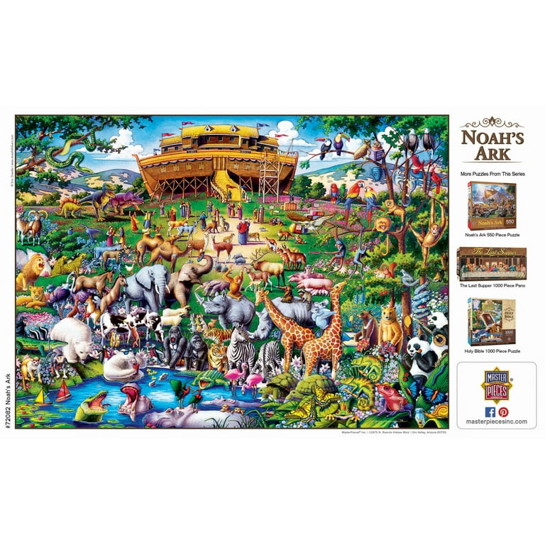 MasterPieces 1000 Piece Jigsaw Puzzle - Noah's Ark - 19.25