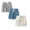 Navy 1PCS & Grey 1PCS & White 1PCS, variant on XEGLSBU 3 Pack Children Shorts Boys Girls Clothes Bottom Drawstring Casual Summer Kids Elastic Short Pants Size 9-10 Years