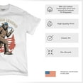 thumbnail image 6 of American Legend Bigfoot T-shirt Patriotic Funny Sasquatch Fan 4 July USA Flag Beer BBQ Tailgate Party Men's Tee, 6 of 7