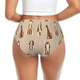 thumbnail image 3 of Womens Underwear Cute Dog Puppy striped Cuteness No Show Seamless Underwear for Women, Soft Stretch Women's Panties, Hipster Ladies Panties Bikini Underwear Briefs, 3 of 6