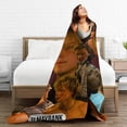 thumbnail image 4 of Blanket Rudy Actor Pankow Throw Flannel Blankets Warm Soft Cozy Fuzzy Air Conditioning Blanket for Living Room Sofa Bed Gift Blankets for All Seasons 40"x50", 4 of 6