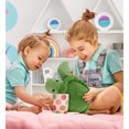 thumbnail image 6 of DolliBu Plush Green Sea Turtle Stuffed Animal - Soft Huggable Turtle Adorable Playtime Turtle Plush Toy, Cute Ocean Life Cuddle Gifts, Super Soft Plush Doll Animal Toy for Kids and Adults - 13 Inches, 6 of 9