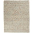 thumbnail image 2 of Nourison Silken Weave Floral Grey/Brick 8'10" x 11'10" Area Rug, (9x12), 2 of 8