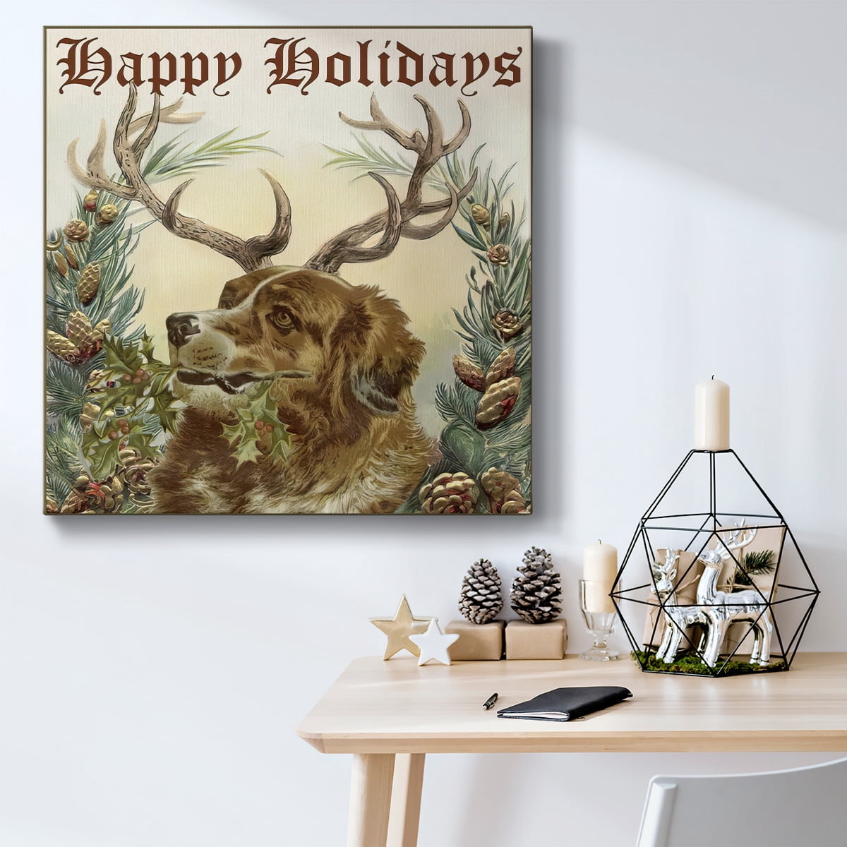 Reindog II- Gallery Wrapped Canvas