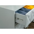 thumbnail image 4 of Linon Ginzel Mid-Century Modern 2-Drawer Nightstand, Gray, 4 of 17