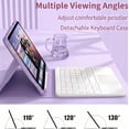 thumbnail image 5 of Keyboard Folio Case with Trackpad, S Pen Slot & Bluetooth Mouse Compatible with Galaxy Tab S8/S9/S10/S11 Ultra 14.6",Purple, 5 of 8