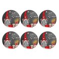thumbnail image 2 of Balery 6 Pcs Traditional Scandinavian Dwarfleather Coasters Set, Drink Table Cup Coasters For Living Room Kitchen Coffee Decor, 2 of 9