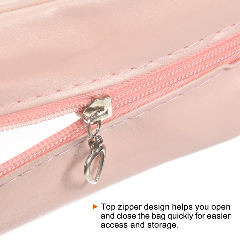 Uxcell Waterproof Shoes Bags, Travel Storage Bag Shoes Organizer with  Zipper, 2 Pack Strip Pink