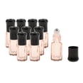 thumbnail image 3 of Paquete de 10 botellas de vidrio enrollables Zulema para aceites esenciales, 3 of 8