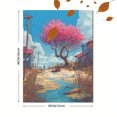 thumbnail image 3 of Spring Blossom Tree Landscape Canvas Print, Wall Decor for Living Room Bedroom Office Restaurant Hallway Study Studio, 3 of 8
