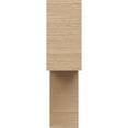 thumbnail image 2 of 5"W x 20"D x 20"H Thin Chapel Hill Rough Cedar Woodgrain TimberThane Corbel, Primed Tan, 2 of 6