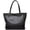 Black, variant on CoCopeaunts Tote Bag for Women Retro Shoulder Purse Leather Top Handle Bag Large Capacity Work Handbag