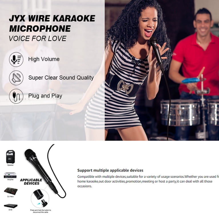 FanFun Handheld Wired Dynamic Microphone for Karaoke photo 2