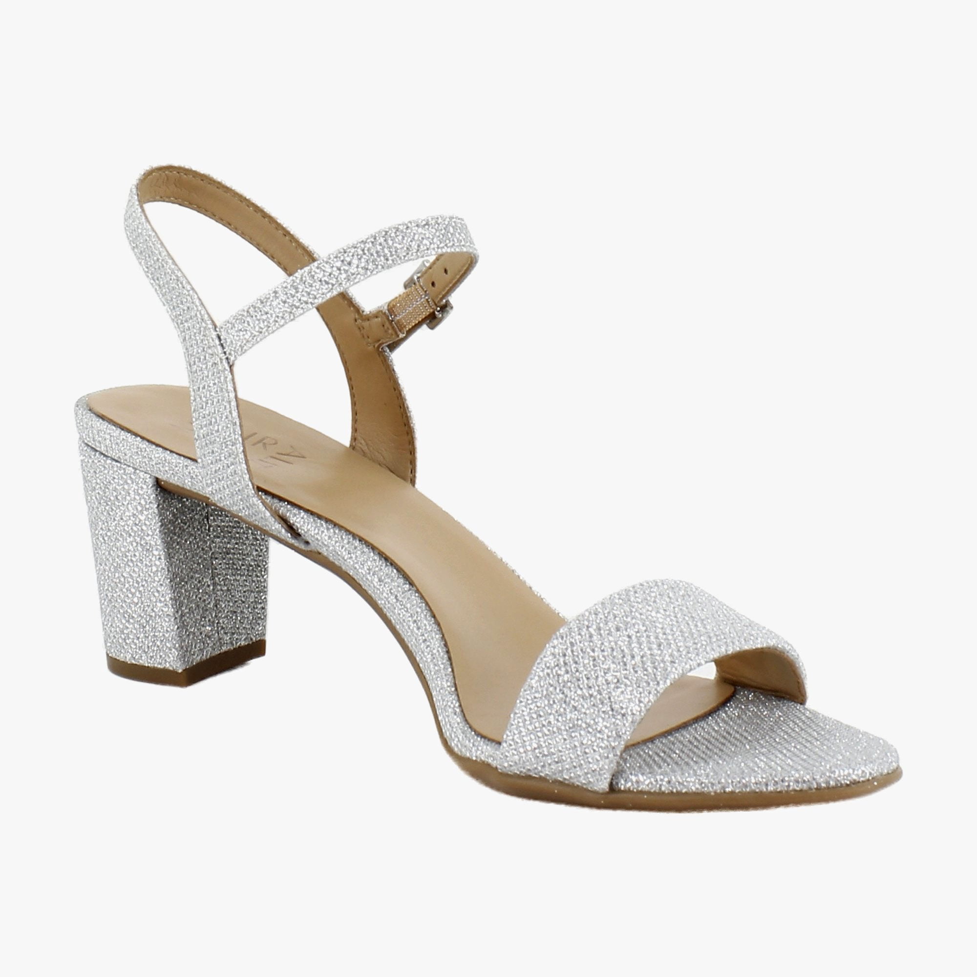 Naturalizer Bristol Women's Sandals Silver with Ornament Size 6 M