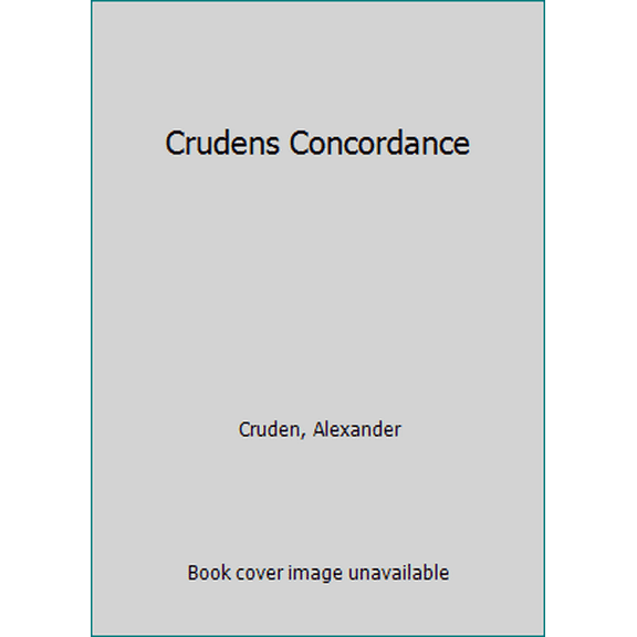 Pre-Owned Crudens Concordance (Mass Market Paperback) 0515067415 9780515067415