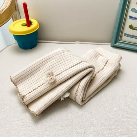 

Girls‘ Fleece-lined Leggings Small Children‘s Autumn and Winter Thickened One-piece Fleece Outer Wear Trousers Baby‘s Winter Warm Pants