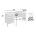 thumbnail image 4 of Sauder Larkin Ledge® Desk in Glacier Oak Finish, 4 of 9