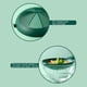 thumbnail image 3 of Inteprter Colador de mango largo, antiescaldado, colador de cocina de mano, colador de cocina, cuchara escurridora de tamizado, cuchara de utensilios de Cocina y Comedor Verde Inteprter HA068162-02B, 3 of 6