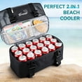 thumbnail image 2 of Tirrinia Mesh Beach Bag with Cooler Compartment, Extra Large Totes for Beach Travel, Functional Fashion Beach Bag for Women, Unique Gifts for Mom, 2 of 6