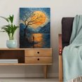 thumbnail image 5 of Qisvanset 12x16 Inch Framed Canvas Wall Art Psalm Verse Van Gogh Style Landscape Faith Home Wall Decor, 5 of 8