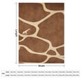 thumbnail image 2 of Giraffe Pattern (1) Throws Blankets for Sofa Bed Winter Plush Warm Blanket Holiday Gifts, 2 of 5