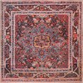 thumbnail image 1 of Unique Loom Revival Medallion Dark Color Rug 7' 6 x 7' 6 Square Burgundy/Black, 1 of 1