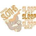 thumbnail image 3 of CafePress - Sloth Sleep Eat Hang Mugs - 15 oz Ceramic Large White Novelty Mug, 3 of 4