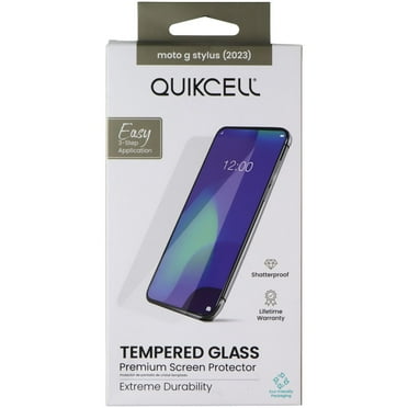 Quikcell Tempered Glass Premium Screen Protector for Moto G Stylus (2023)