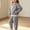 A366 Dark Gray, variant on Trikvn Kids Girls Fall Tracksuit 2-Piece Outfit Collared Long Sleeve Pullover Sweatshirt and Elastic Waist Sweatpants Set Casual Athletic Loungewear Active Playwear