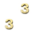 thumbnail image 4 of maskred House Numbers for Outside Simple Style Numerical Signs Sign Exquisite Number Mark Accessories Number Mark Marking Accessory Number 3 2PCS, 4 of 6