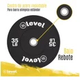 thumbnail image 4 of PAR DISCOS MONTU LEVEL FITNESS 35LB, 4 of 4