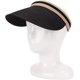 thumbnail image 4 of Sombrero de verano NQ de paja de playa negro ala ancha, 4 of 4