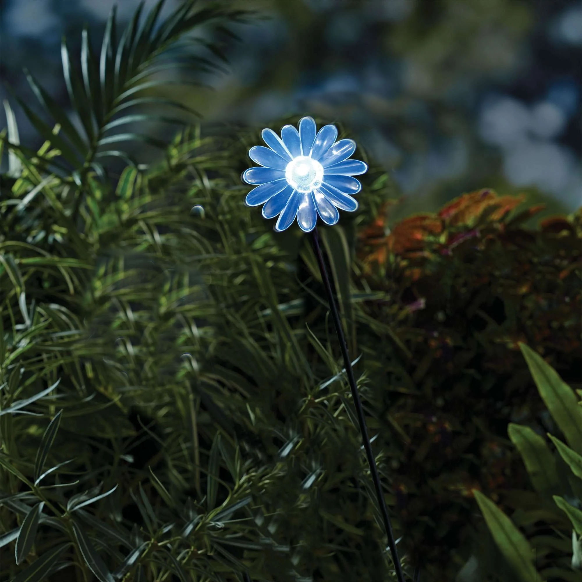 Mainstays Solar Powered Color Changing LED Flower Acrylic Stake Light